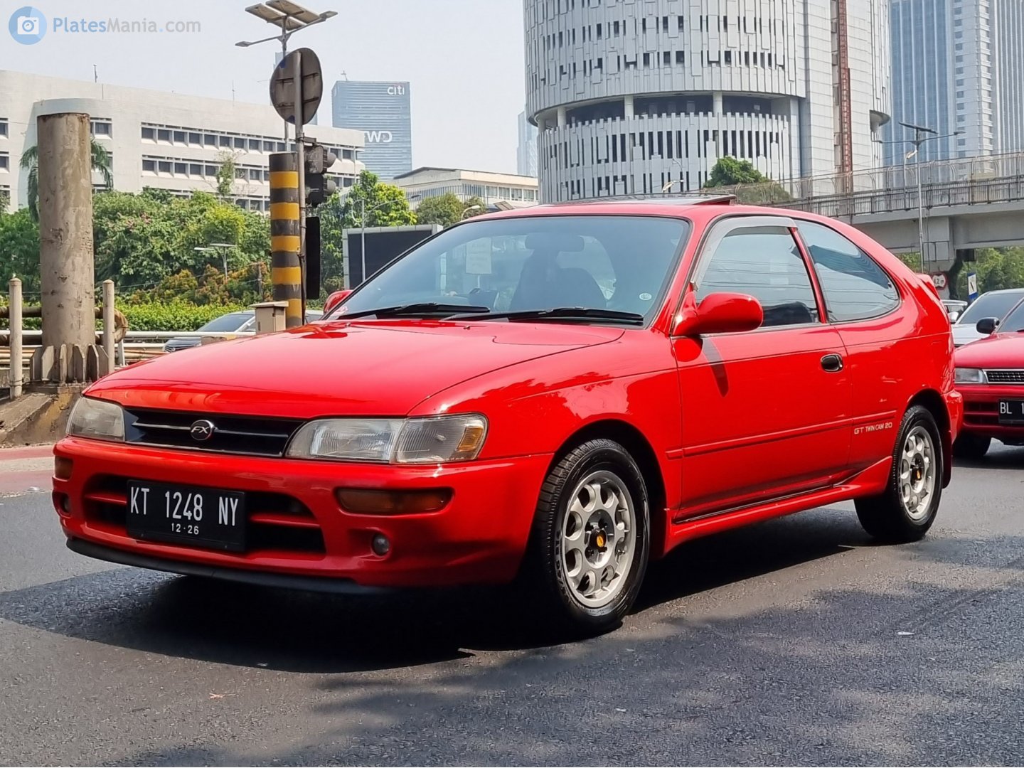 KT 1248 NY, Toyota Corolla 7th gen (FX) 3-door Hatch (E100), 1992–1999