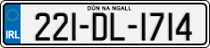 License plate of Ireland, Regular plates