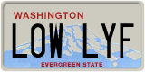 Washington, Vanity Plates