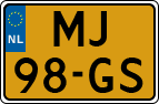 License plate of the Netherlands, Motorcycles