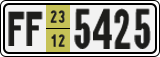 License plate of Armenia, Export transit plates