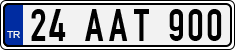 License plate of Turkey, Regular plates