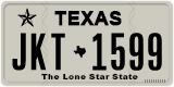 Texas, Regular plates (2012) (АBC-1234)
