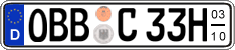 German license plate, Seasonal plates (Oldtimers)