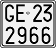 License plate of Italy, Motorcycles (1927 year series)