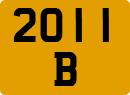 License plate of the United Kingdom, 1932 year system