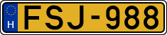 license plates of Hungary, Commercial vehicles (1990)