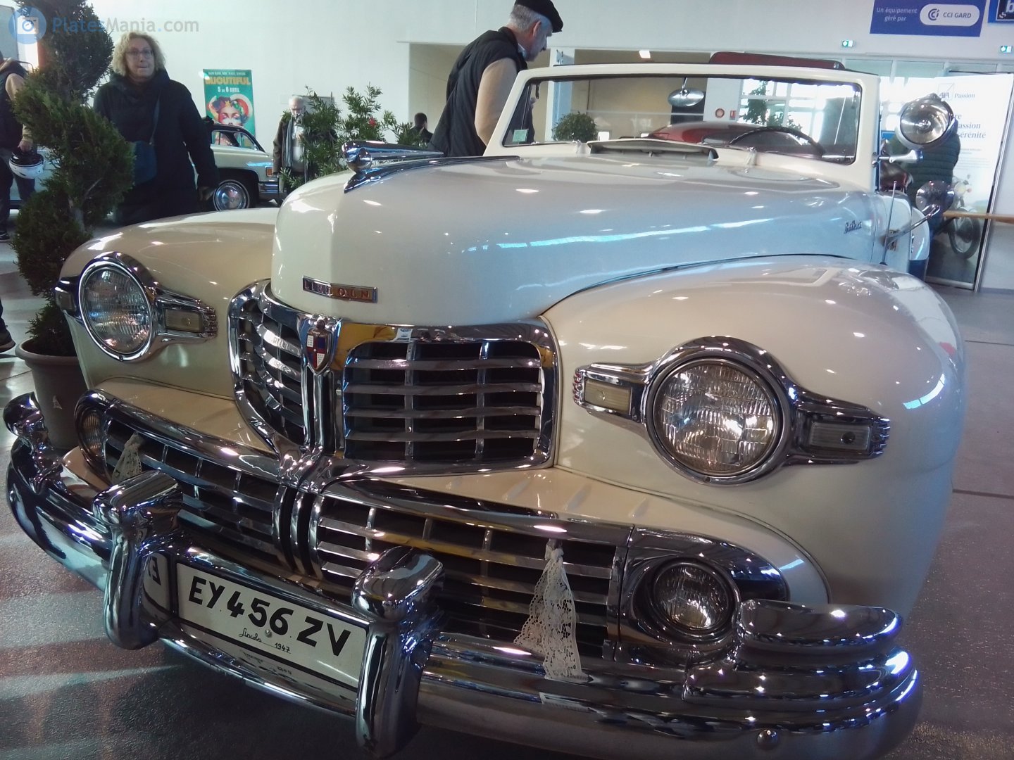 EY-456-ZV, Lincoln Continental 1st gen 1946/1948 2-door Convertible (66H), 2nd facelift, 1945–1948