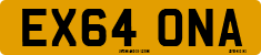 License plate of the United Kingdom, 2001 year system