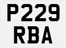 License plate of the United Kingdom, 1983 year system