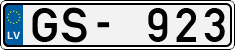 License plate of Latvia, Regular car plates