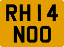 License plate of the United Kingdom, 2001 year system