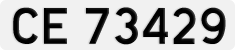 License plate of Norway, Cars