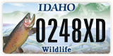 Idaho, Specialty plates