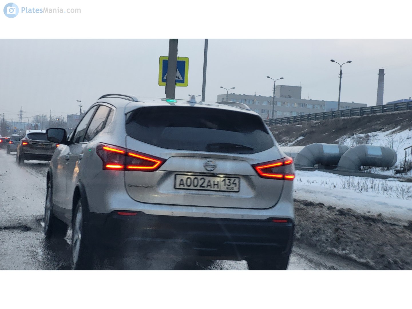 а 002 ан 134, Nissan Qashqai 2nd gen (J11), facelift, 2017–2021 (–2024 for others)