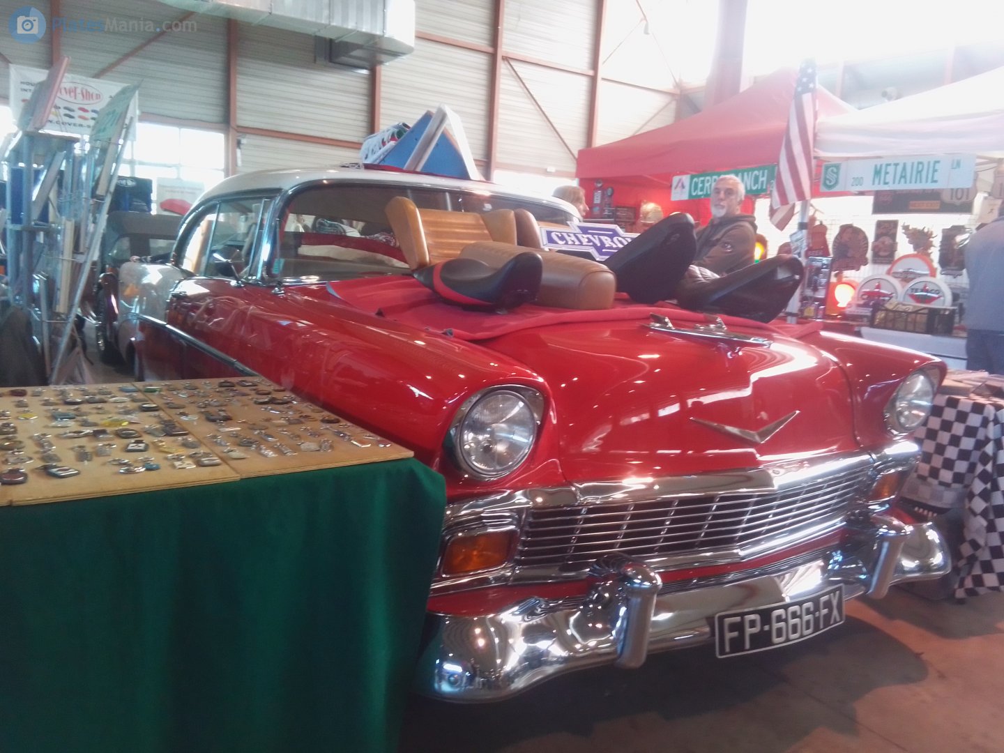 FP-666-FX, Chevrolet 210 2nd gen 1956 2-door Hardtop (2154-1037; A-body), 1st facelift, 1955–1956