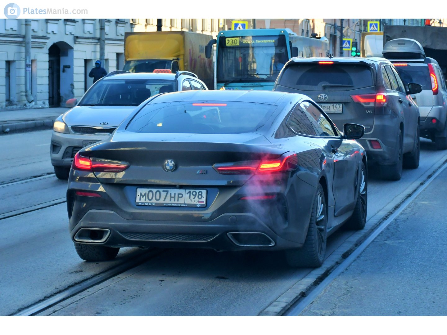 м 007 нр 198, BMW 8 Series 2nd gen Coupé (G15), 2018–