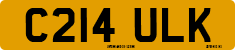 License plate of the United Kingdom, 1983 year system