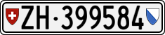 License plate of Switzerland, Cars