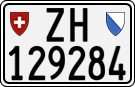 License plate of Switzerland, Motorcycles