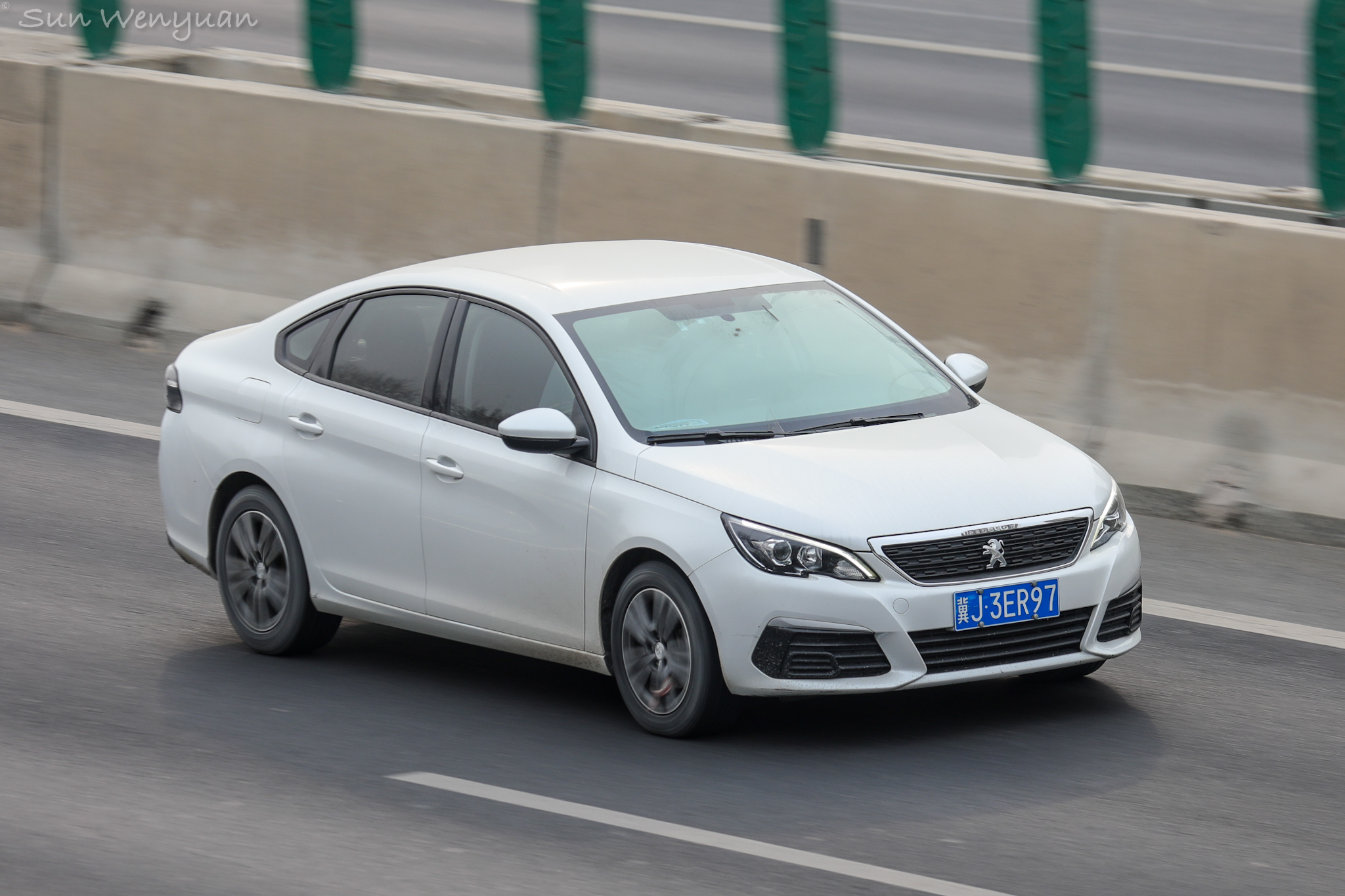 冀J·3ER97, Peugeot 408 2nd gen Sedan  (T9; CN-market), 1st facelift, 2018–2022