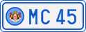 License plate of Monaco, Royal family