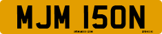License plate of the United Kingdom, 1963 year system