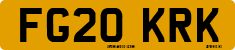 License plate of the United Kingdom, 2001 year system
