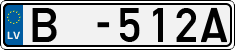 License plate of Latvia, Trailers
