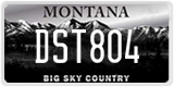 Montana, Placas especiales (ABC123)