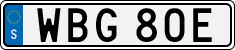 License plate of Sweden, Regular plates