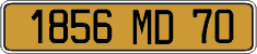 French license plate, FNI