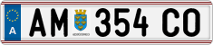 License plate of Austria, Regular plates