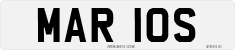 License plate of the United Kingdom, 1963 year system