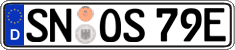 German license plate, Electric vehicles