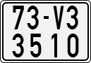 License plate of Vietnam, Motorcycles