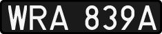 License plates of Poland, 1976 year system