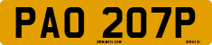 License plate of the United Kingdom, 1963 year system