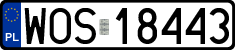 License plates of Poland, Regular car plates