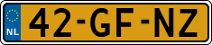 License plate of the Netherlands, Cars