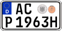 German license plate, Plates for oldtimers (type 
