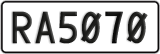 License plate of New Zealand, AB1(234)