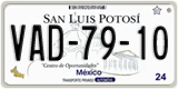 San Luis Potosí, Cars (AAA-00-00)