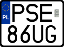 License plates of Poland, Regular car plates