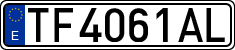 License plates of Spain, 1971 year series