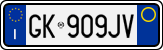 License plate of Italy, Cars (1994 year series)