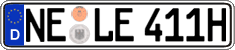 German license plate, Plates for oldtimers (type 