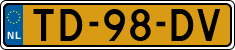License plate of the Netherlands, Cars