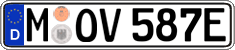 German license plate, Electric vehicles