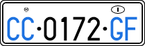 License plate of Italy, Diplomatic
